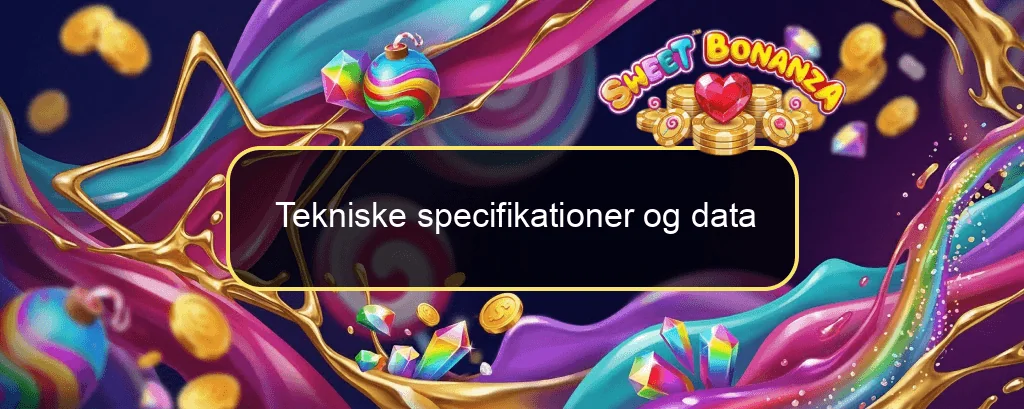 Tekniske specifikationer og data Tekniske specifikationer og data